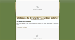 Desktop Screenshot of grandrivierarealestate.com